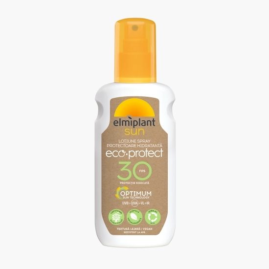 Loțiune spray hidratantă pentru protecție solară, bio, SPF30, 150ml