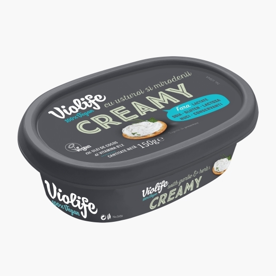 Cremă tartinabilă cu mirodenii și usturoi 150g