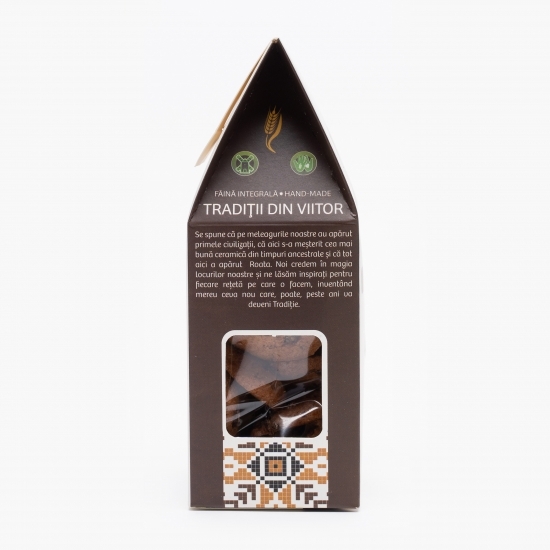 Biscuiți vegani cu ciocolată naturală 150g
