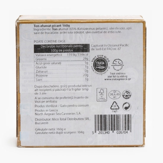 Ton afumat picant 160g