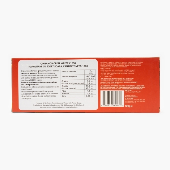 Napolitane cu scorțișoară 120g