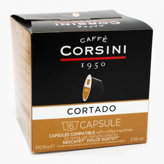 Cafea capsule, Cortado, 16 băuturi, 100.8g