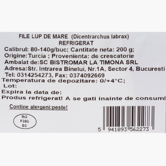 File de lup de mare 200g