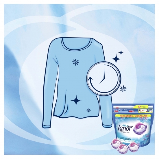 Detergent de rufe capsule All in One Spring Awakening, 60 spălări