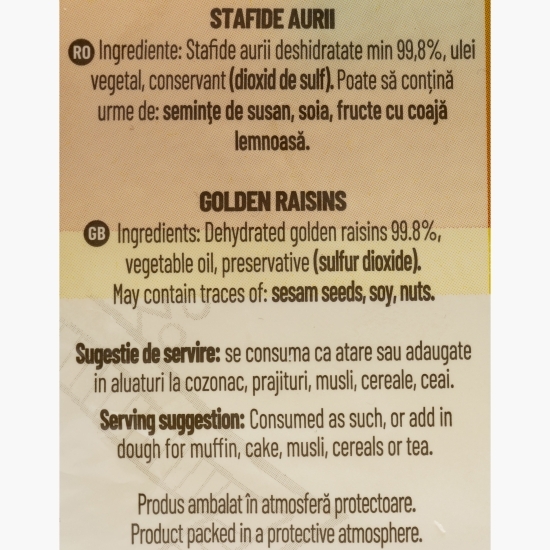 Stafide aurii 250g