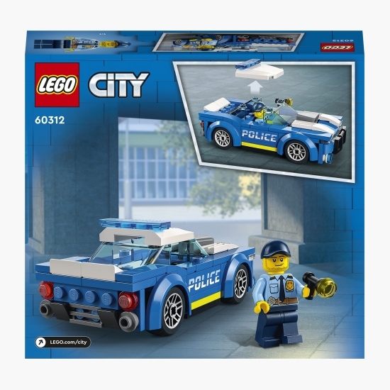 Mașină de poliție, 60312 City, 94 piese, +5 ani