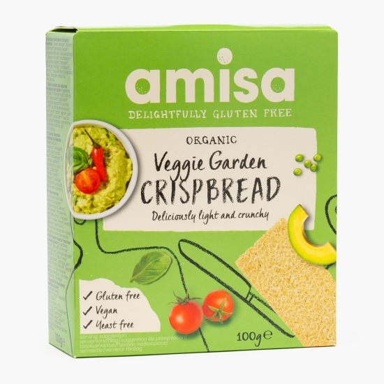 Pâine crocantă eco Veggie Garden, fără gluten 100g