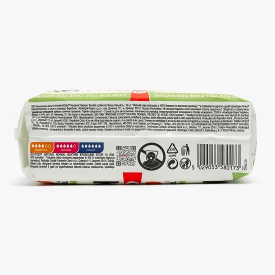 Tampoane absorbante Natural Normal 16 buc