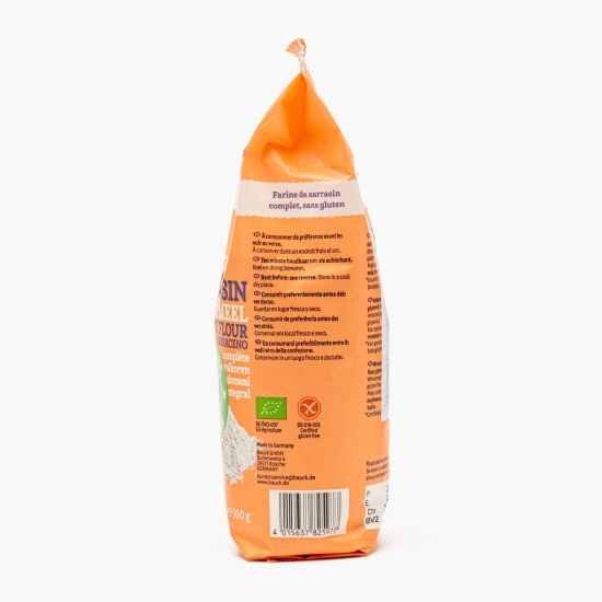 Făină integrală de hrișcă eco, fără gluten 500g