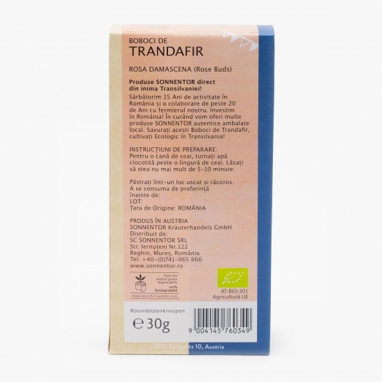 Ceai eco boboci de trandafir „15 ani de bucurie” 30g