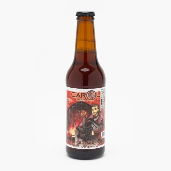 Bere Red Ale nefiltrată și nepasteurizată sticlă 0.33l
