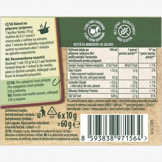 Cub legume 3l 6x10g