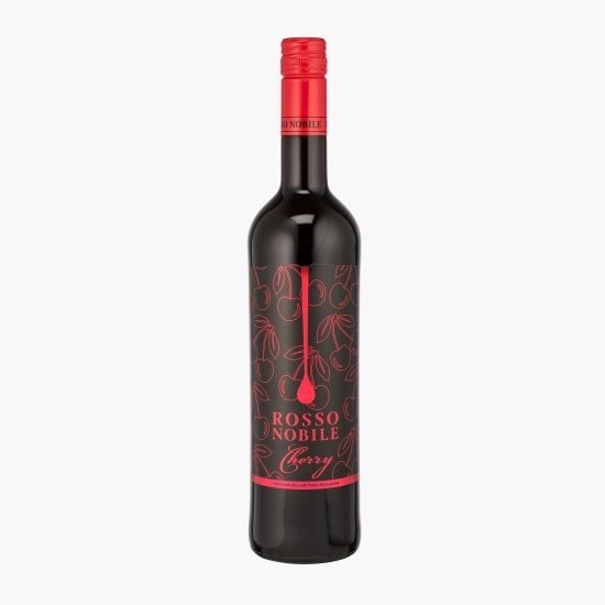 Băutură cu aromă de cireșe pe bază de vin roșu Cherry, 10%, 0.75l