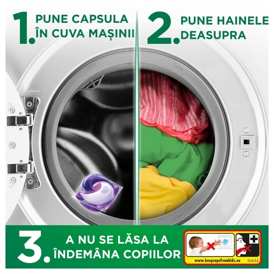 Detergent de rufe capsule  Allin1 Breeze of Greek Island, ediție limitată, 60 spălări