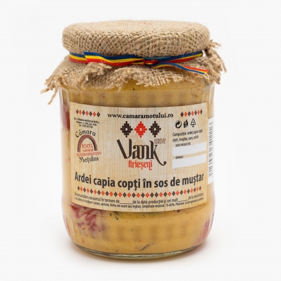 Ardei capia copți în sos de muștar 720g