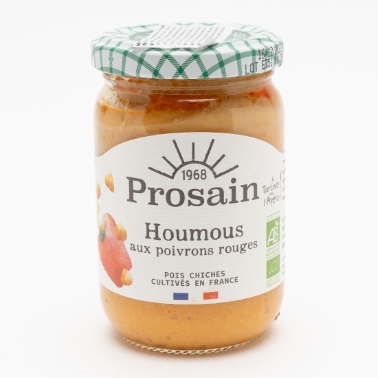 Salată humus cu ardei roșu eco 195g