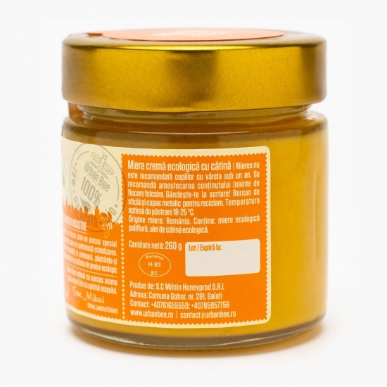 Miere cremă ecologică cu cătină 300g