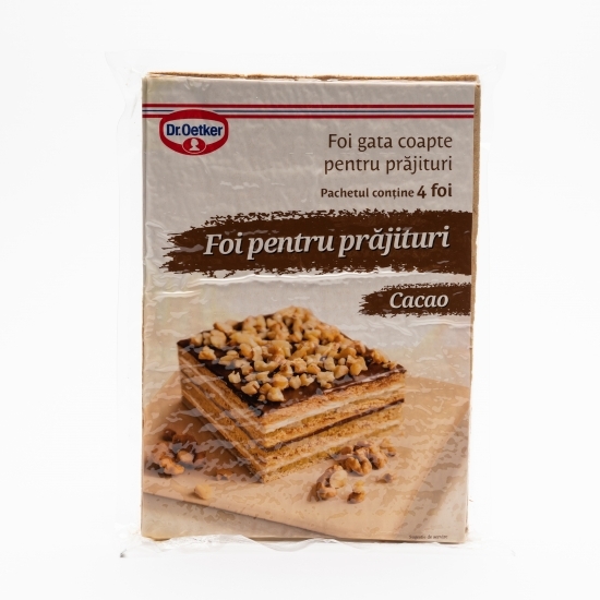 Foi cu cacao pentru prăjituri 440g