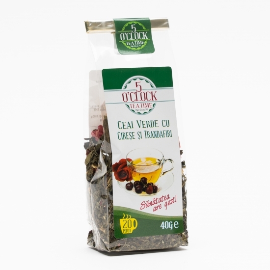 Ceai verde cu cireșe și trandafiri 40g
