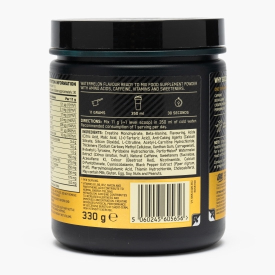 Pre Workout Gold Standard, aromă pepene roșu, 330g