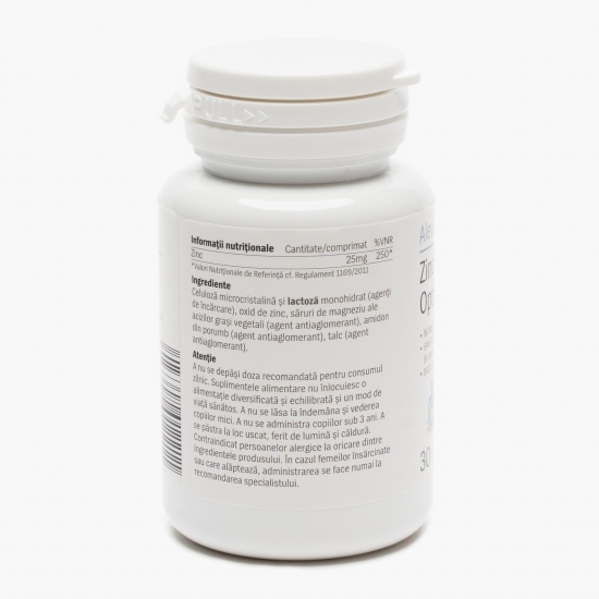 Zinc Optim 25mg 30 comprimate