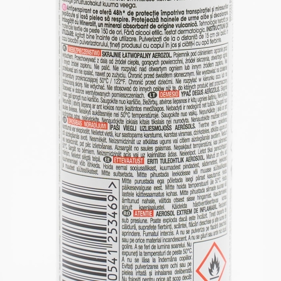 Deodorant spray pentru femei Invisible Black White Colors 150ml