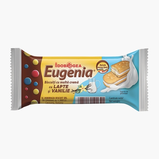 Biscuiți cu multă cremă de lapte și aromă de vanilie 36g