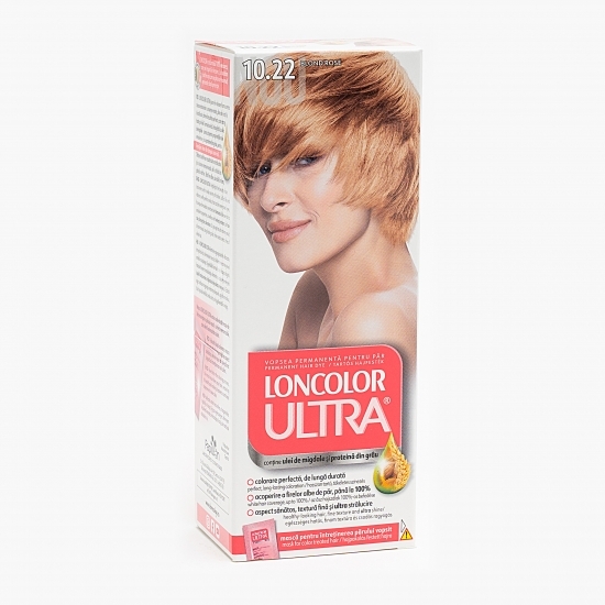 Vopsea permanentă pentru păr Ultra 10.22 Blond rose 100ml