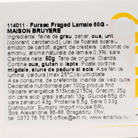 Fursec fraged lămâie 60g