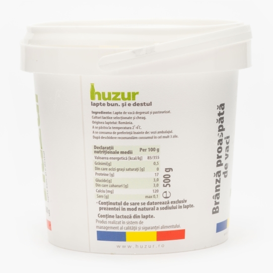 Brânză proaspătă 0.5% grăsime 500g
