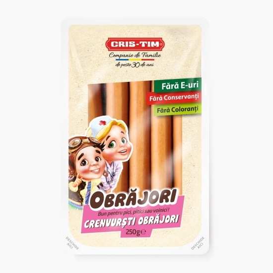 Crenvurști Obrăjori 250g