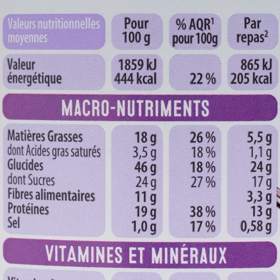 Budincă proteică cu aromă de ciocolată, 18 porții, 540g 