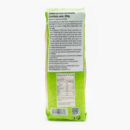 Tăieței de orez Vermicelli 200g