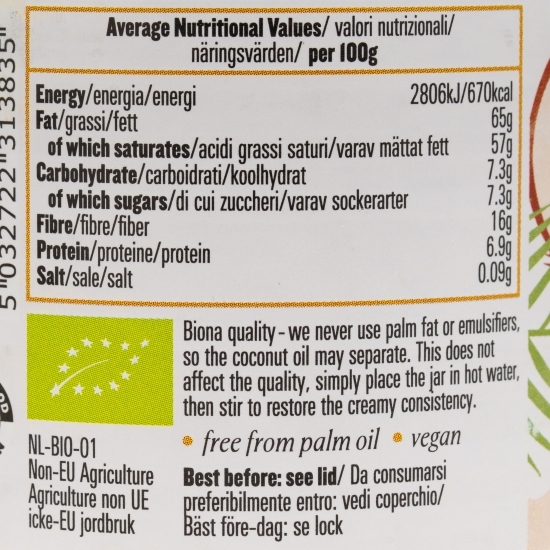 Cremă de cocos eco Coconut Bliss 250g