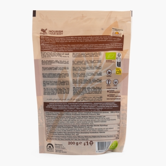 Bucățele de cacao eco 200g