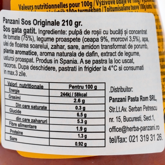 Sos Originale pentru paste 210g