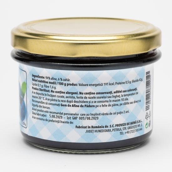 Gem de afine de pădure 230g
