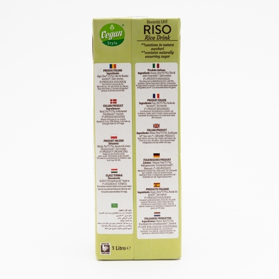 Băutură vegetală eco din orez 1l