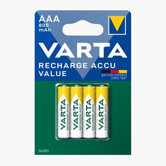 Acumulatori AAA 800mAh, 4 buc