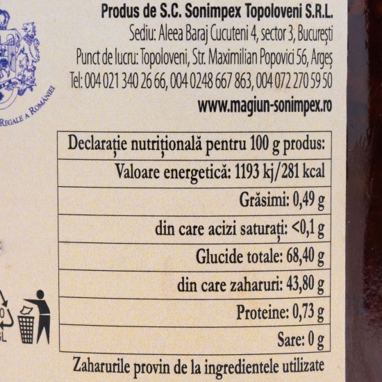 Dulceață de coacăze albe 230g