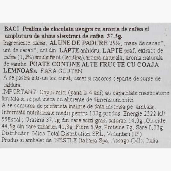 Praline cu cafea, 3 buc, 37.5g