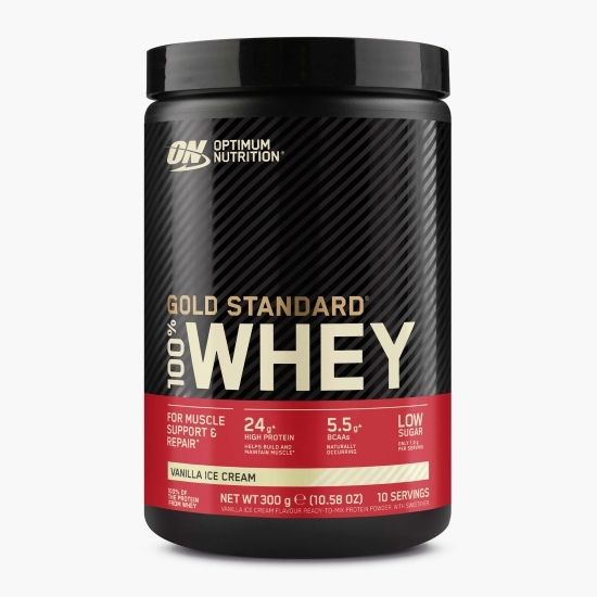 Proteine din zer 100% Whey Gold Standard, aromă vanilie, 300g