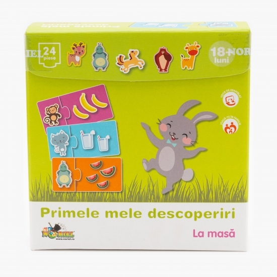 Puzzle Primele mele descoperiri - La masă 18+ luni