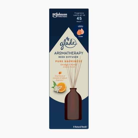 Difuzor de parfum portocale și neroli Aromatherapy Pure Happiness 80ml
