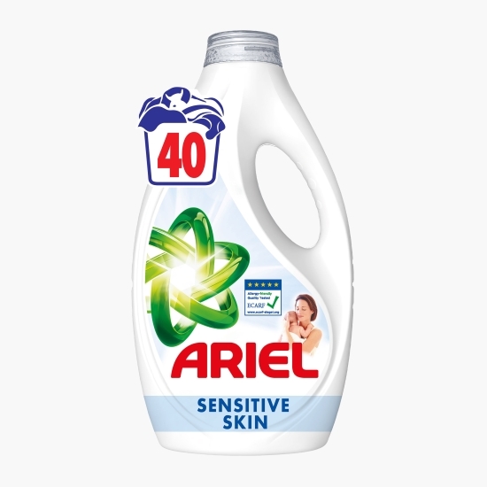 Detergent de rufe lichid Sensitive Skin, 40 spălări, 1.8l