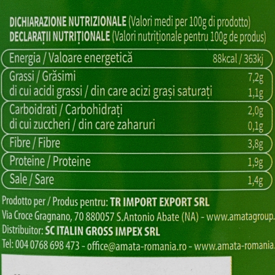 Anghinare sferturi în ulei, condimentate 960g