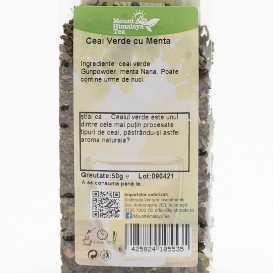Ceai verde cu mentă 50g