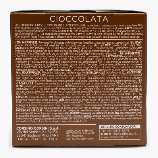 Capsule ciocolată caldă, 16 băuturi, 224g