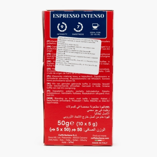 Espresso Intenso Palermo, Nespresso, 10 băuturi, capsule cafea