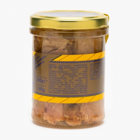 File de ton în ulei de floarea-soarelui 200g
